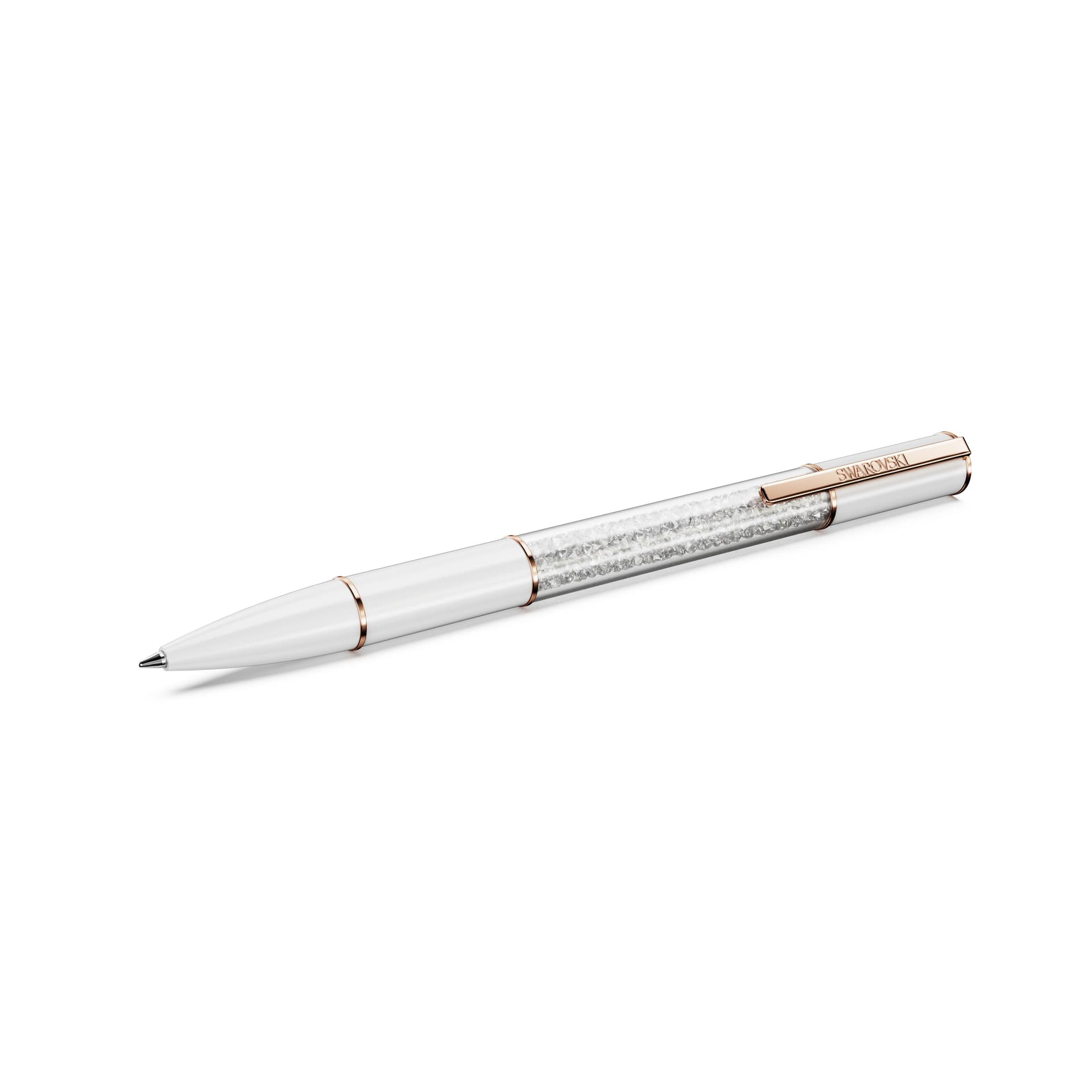 Crystalline Lustre ballpoint pen - White/Rose Gold