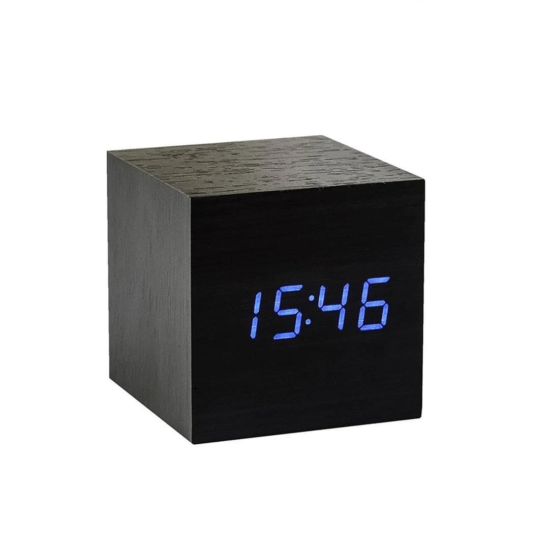 Kutia Design Cube Alarm Clock Marble color with White LED