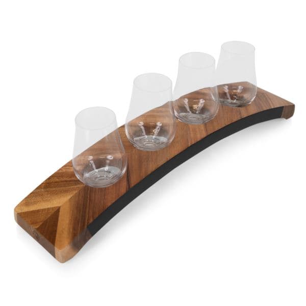 Lowlands Whiskey Tasting Set - Acacia Wood