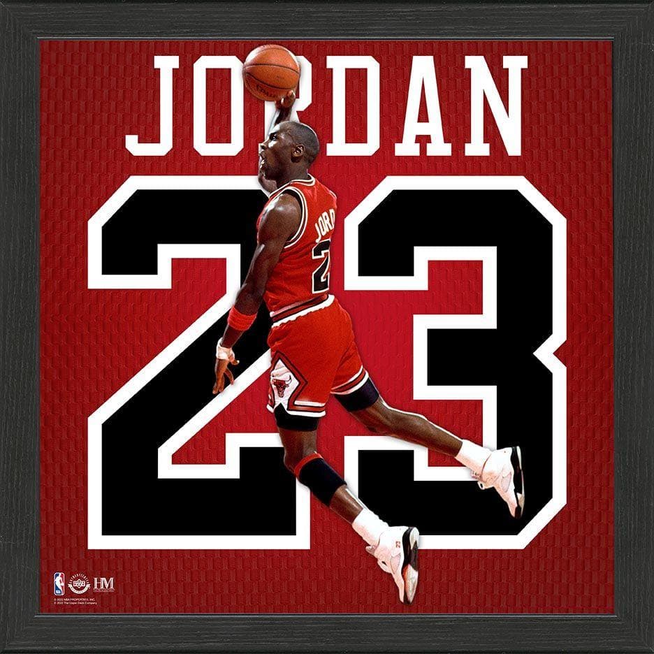 Michael Jordan Impact Jersey Frame