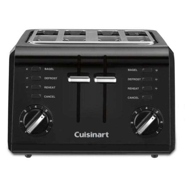 4-Slice Toaster: Black