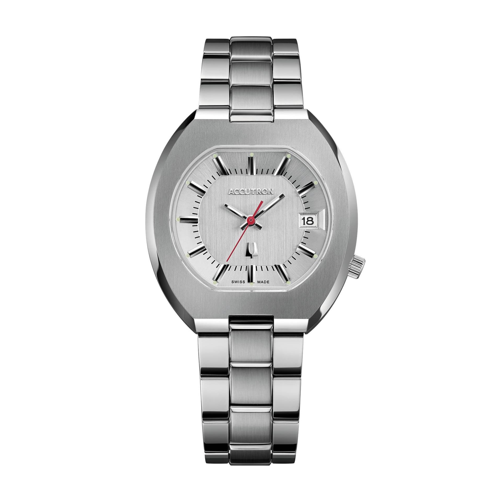 Legacy Collection Automatic Watch, Tonneau Case with SS Bracelet