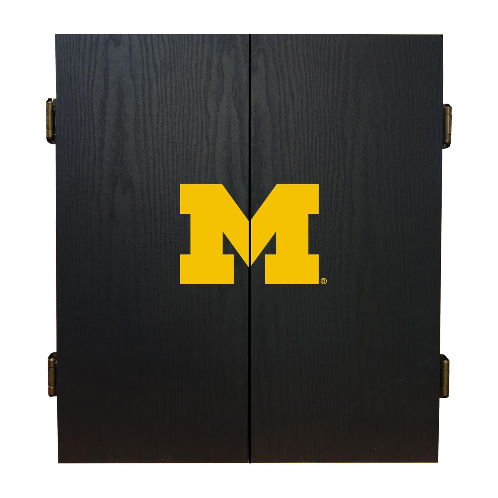 University Of Michigan Fan's Choice Dartboard Cabinet Set