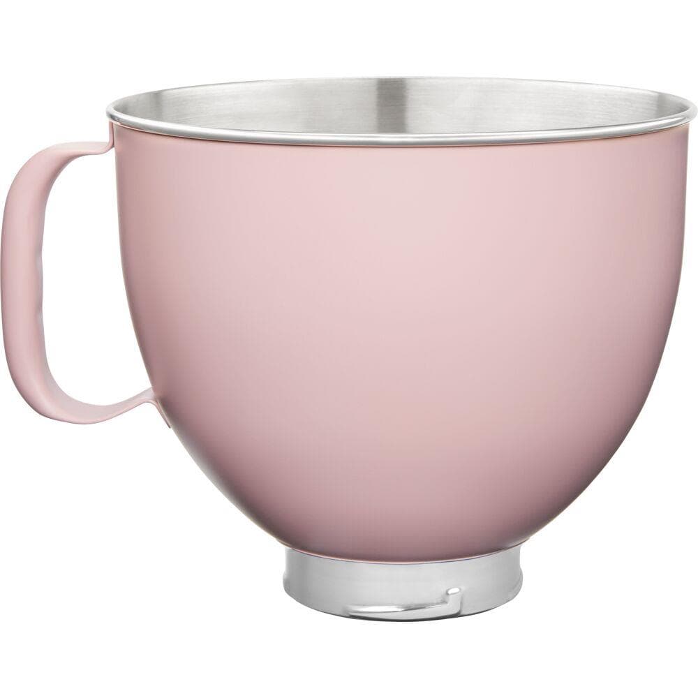 5-Quart Tilt-Head Colorfast Finish Stainless Steel Bowl in Matte Dried Rose