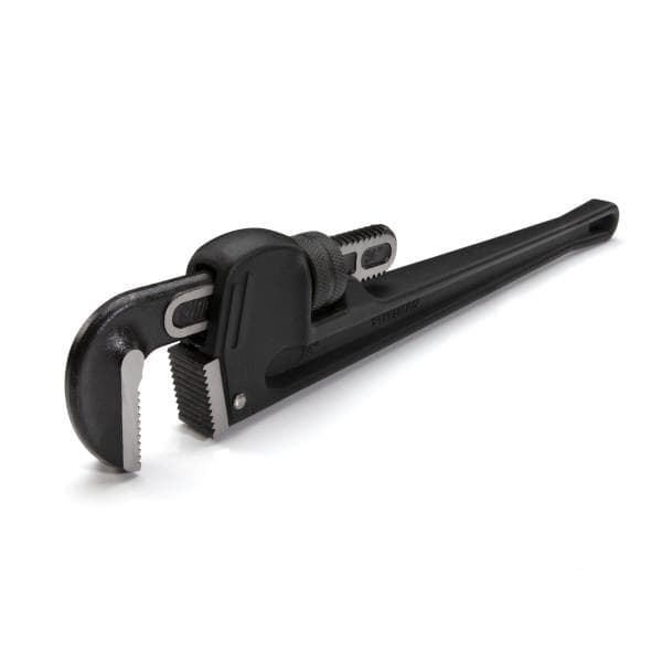 Steelman 24" Heavy-Duty Cast Aluminum Straight Handle Pipe Wrench