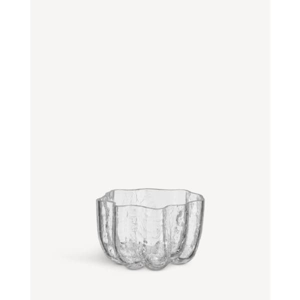 Crackle Votive/Bowl Clear