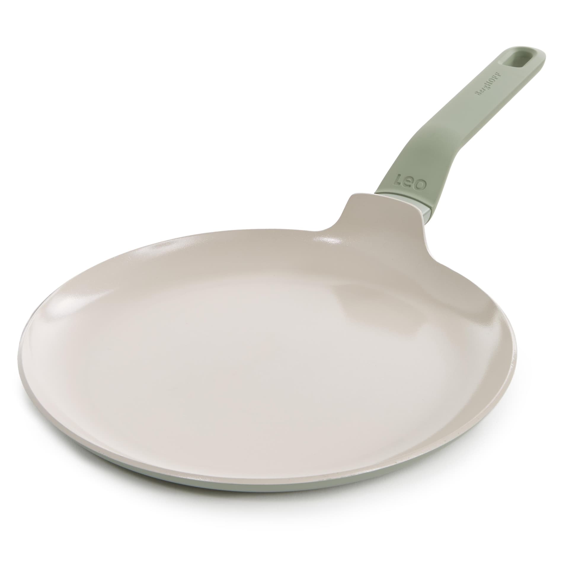 Leo Balance NS Ceramic Pancake Pan 10.25", Recycled Aluminum, Sage