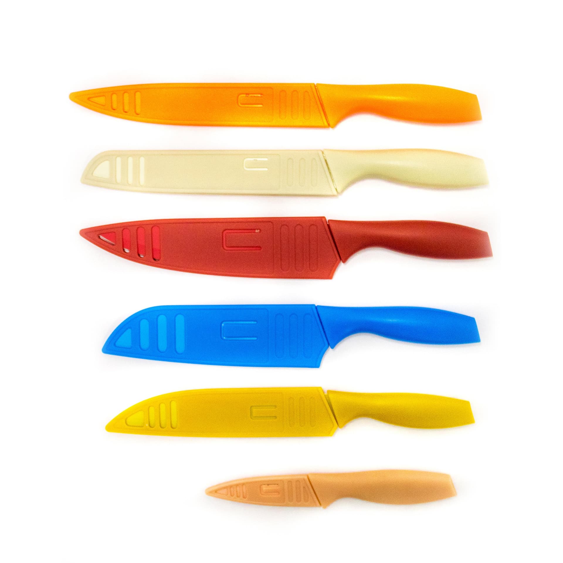 12pc Multicolor knife Set