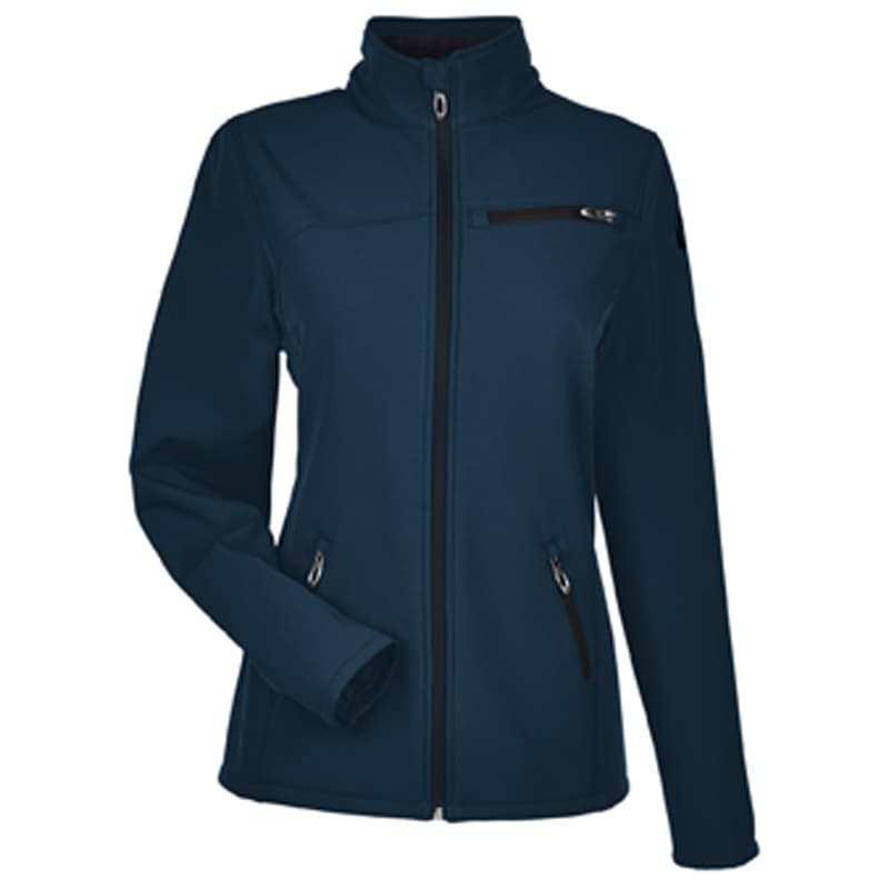 Womens Transport Softshell Jacket-Black/Red-SM