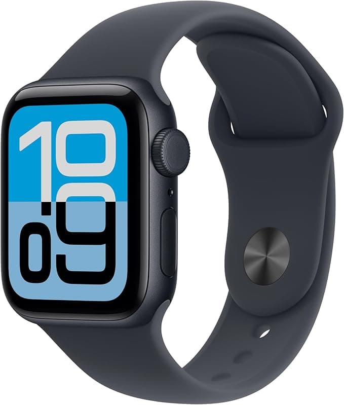 Apple Watch SE 3 GPS + Cellular 40mm Midnight Aluminum Case with Midnight Sport Band - M/L