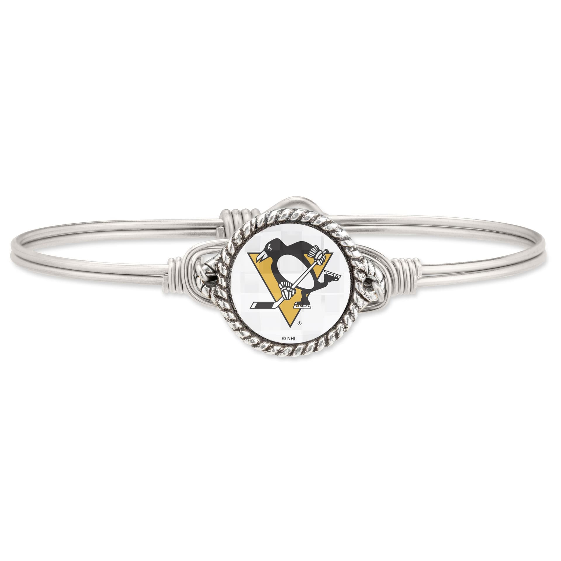 Pittsburgh Penguins Bangle Bracelet Size Regular