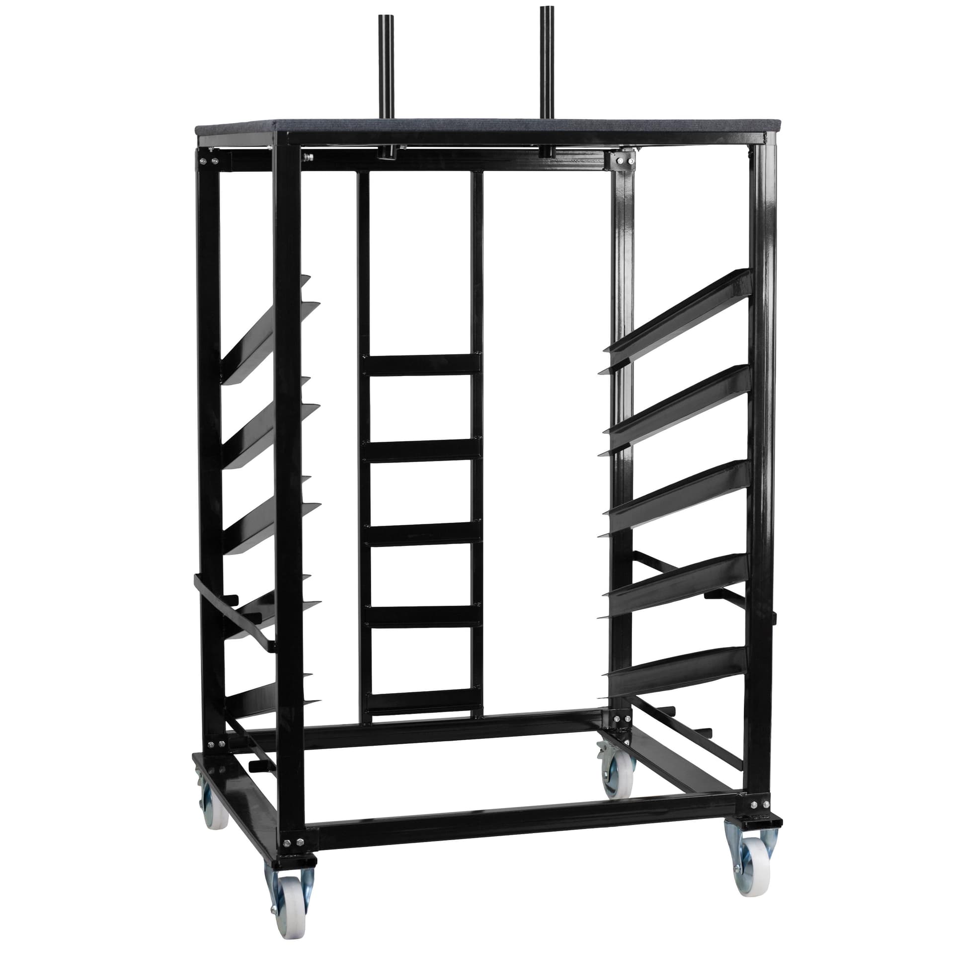 Cocktail Table Dolly with Sloped Shelves for 36" Round Tables