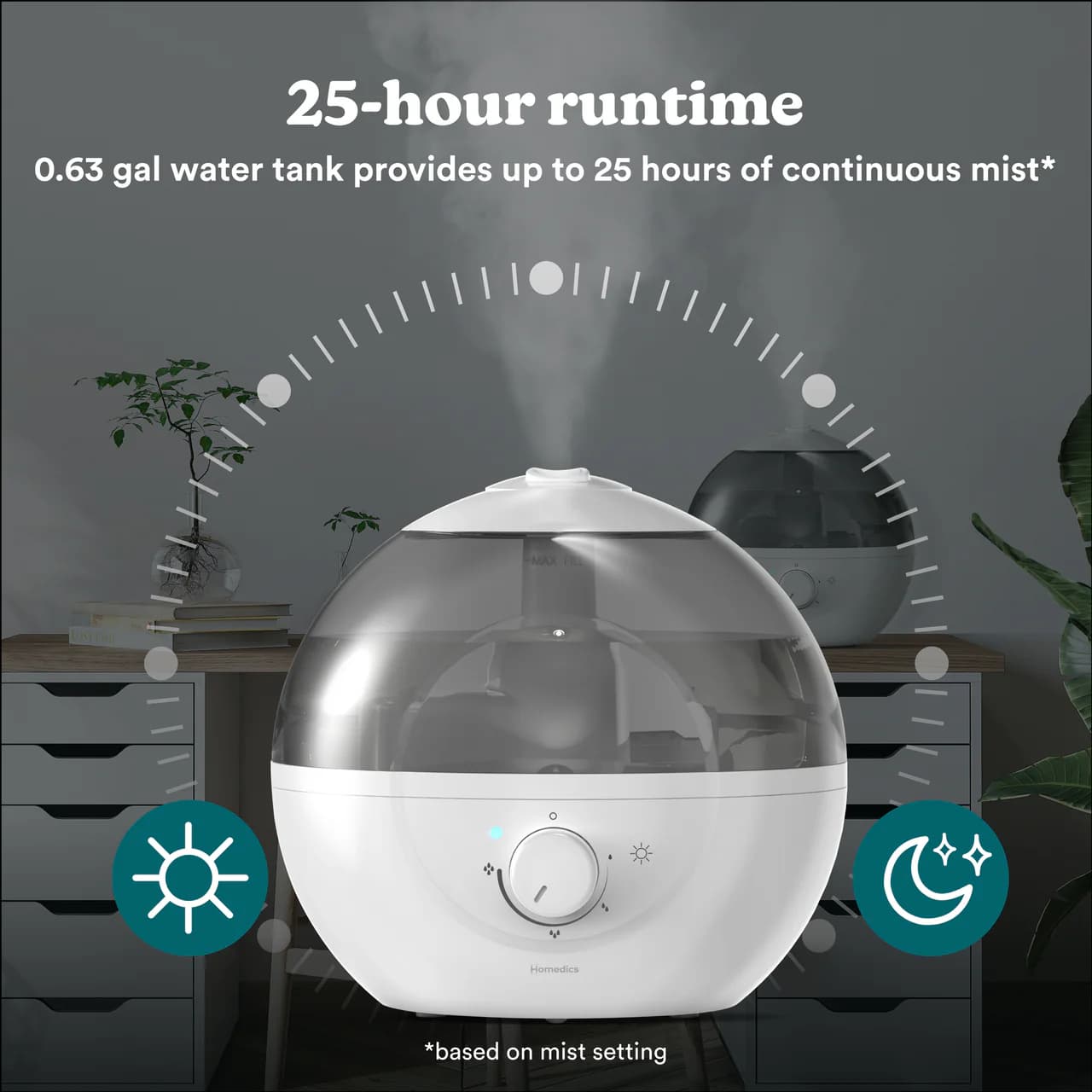 Top-Fill Ultrasonic Humidifier