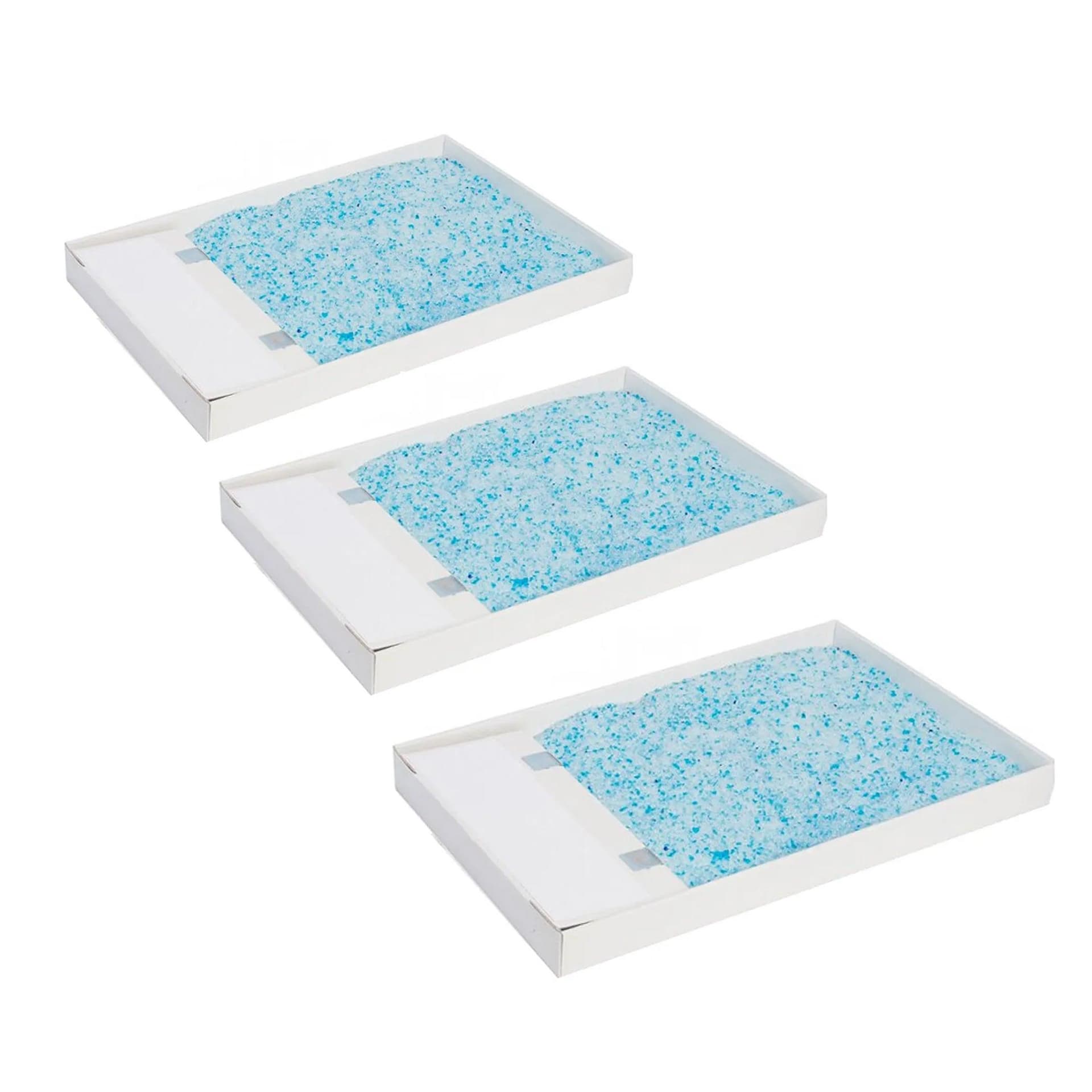 ScoopFree Disposable Crystal Litter Tray - 3-Pack Blue