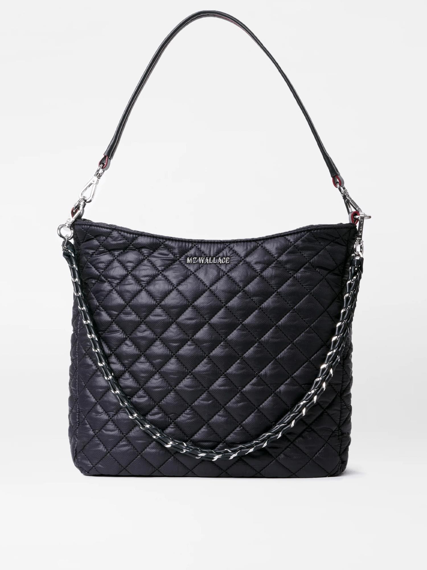 Crosby Hobo Shoulder Bag - Black Rec