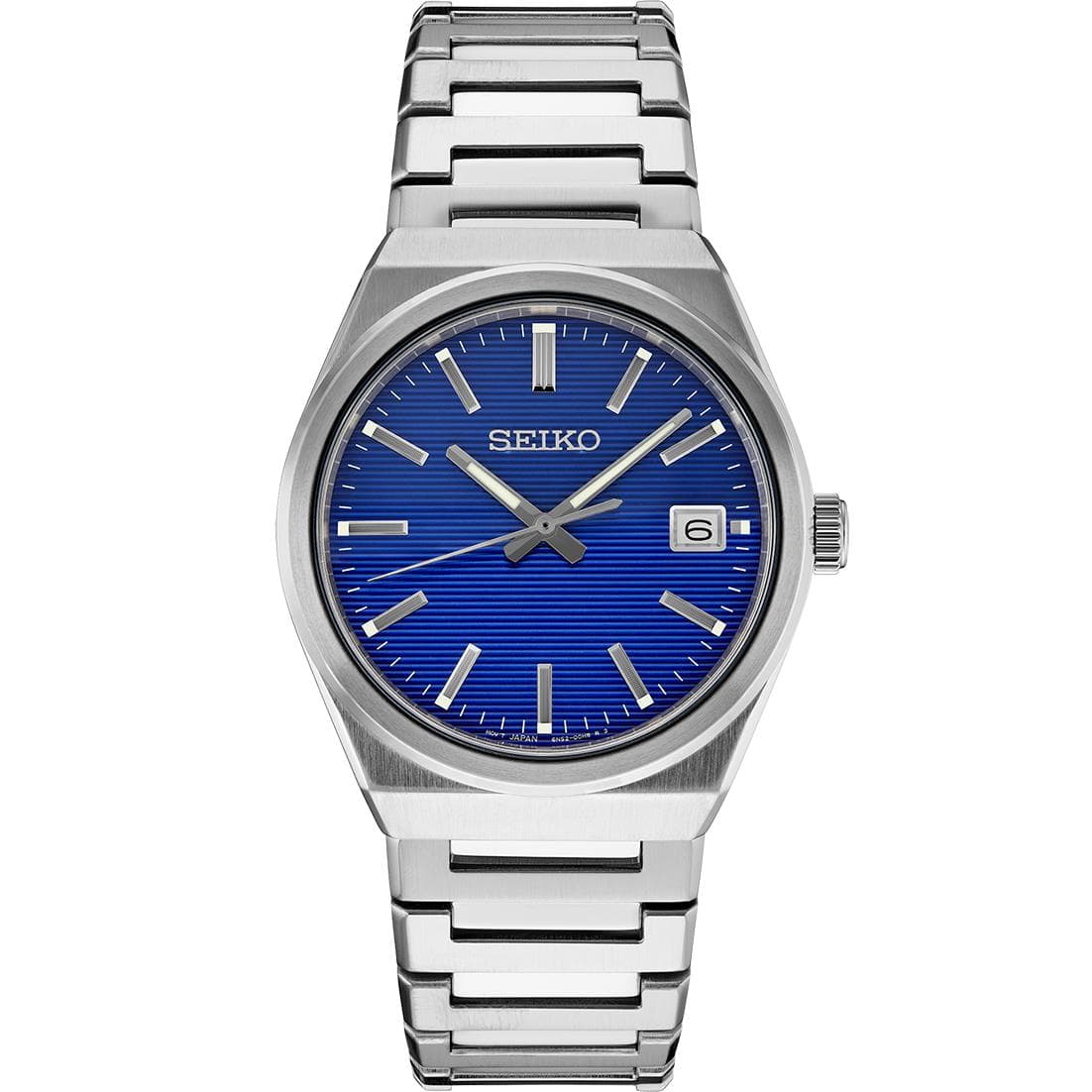 Essentials SS Quartz Blue Dial