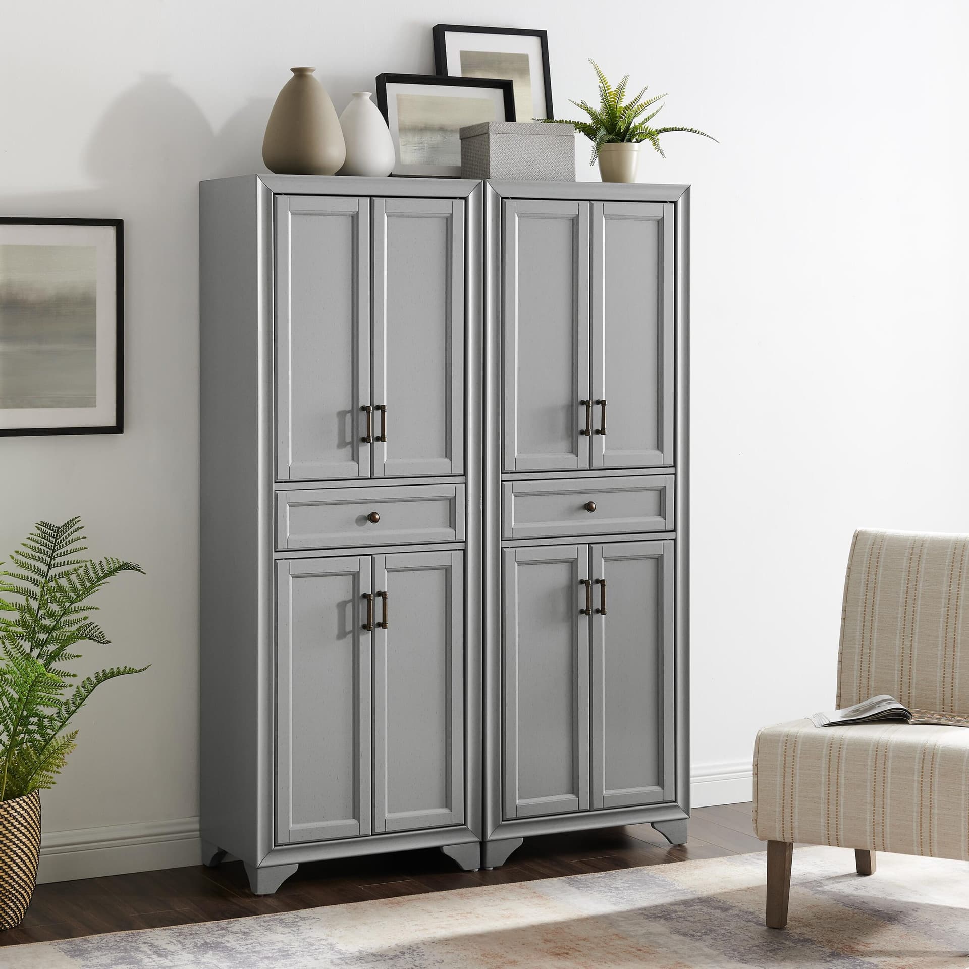 Tara 2-Piece Kitchen Storage Pantry Set