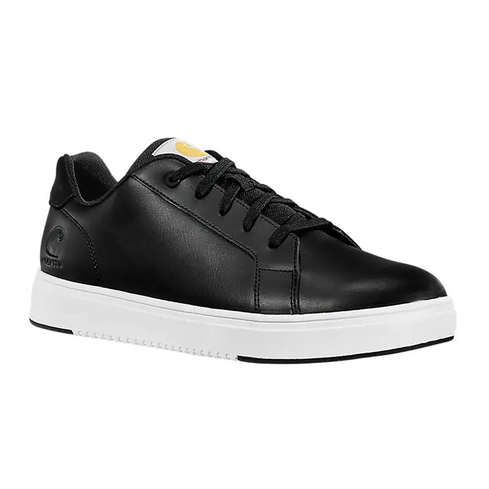 Carhartt Men's Detroit Leather Sneaker-Black-10.5