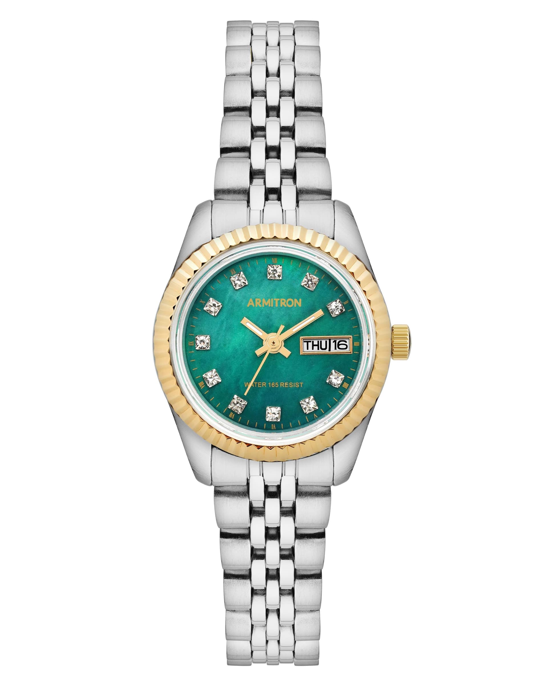 Women's Premium Crystal Accented Bracelet Watch