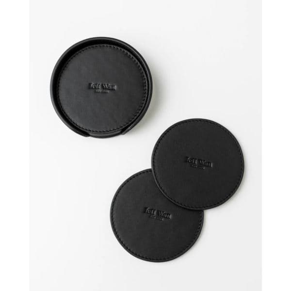 Genuine Leather Coaster Set