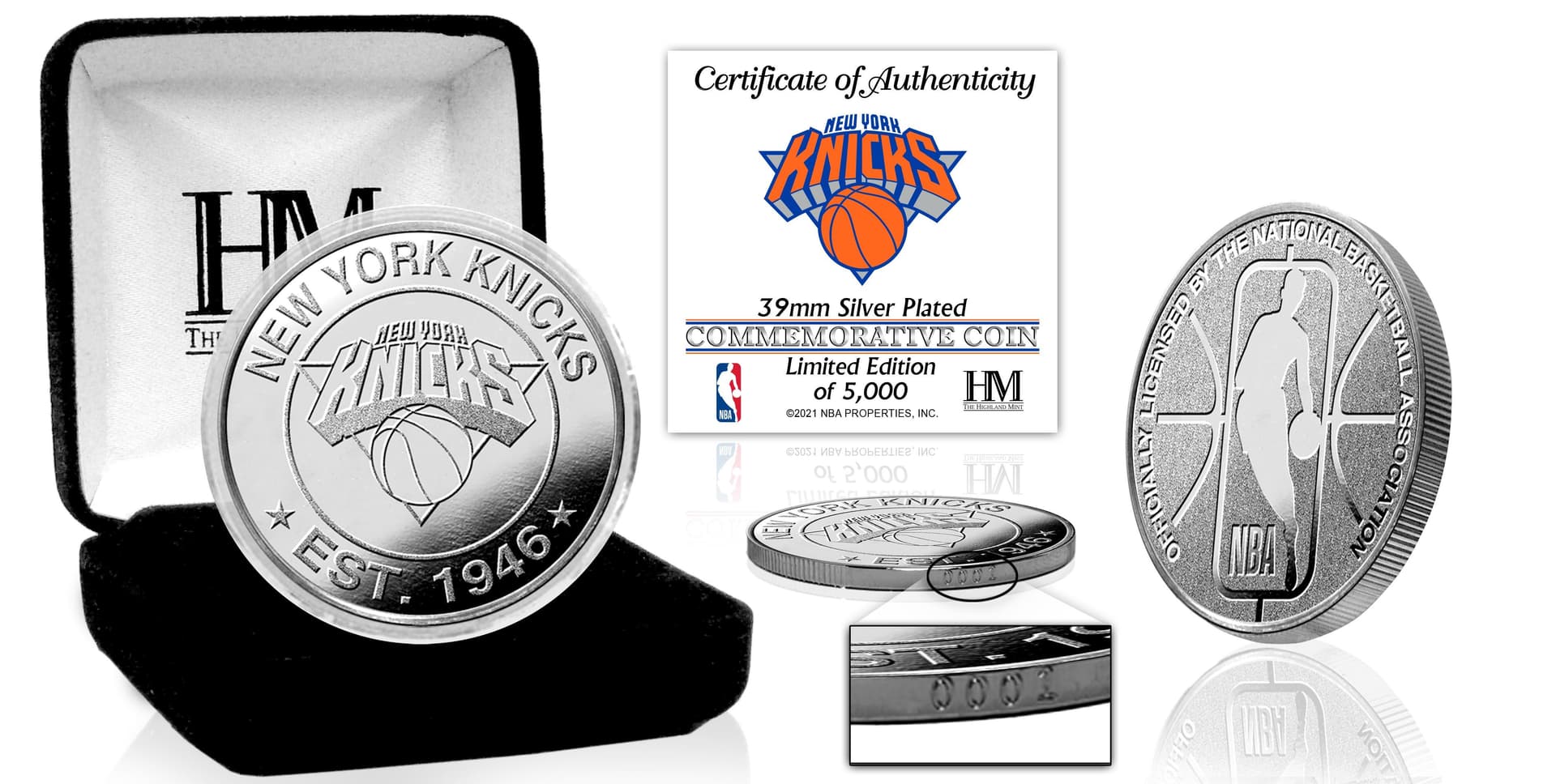 New York Knicks Silver Coin