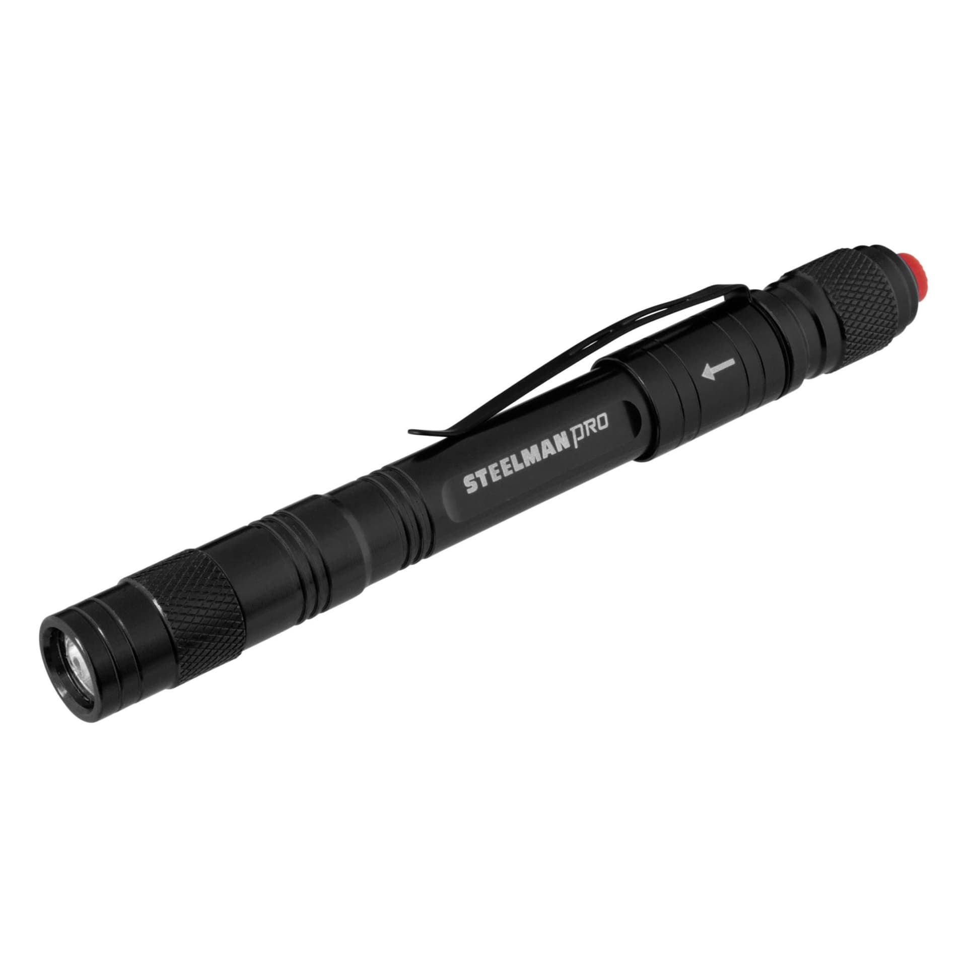 Steelman Rechargeable 70 Lumen Pen Light in Black