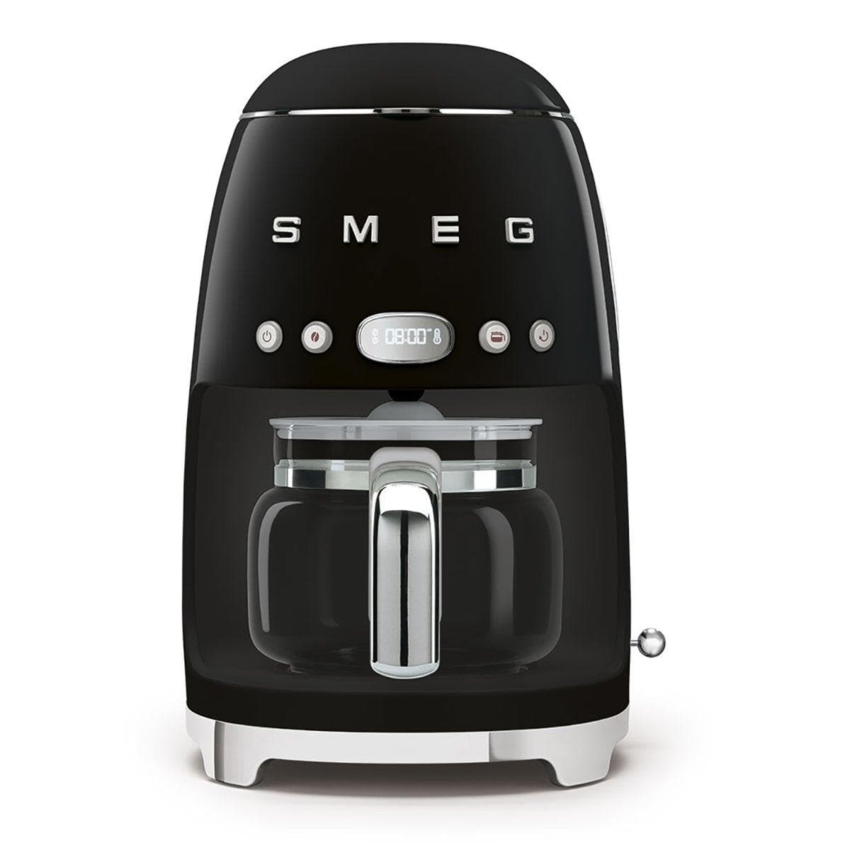 50s Retro-Style 10 Cup Drip Filter Coffee Machine Black