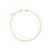 Double Baby Paperclip Anklet
