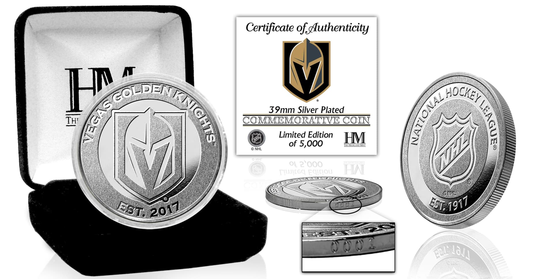 Vegas Golden Knights Silver Coin