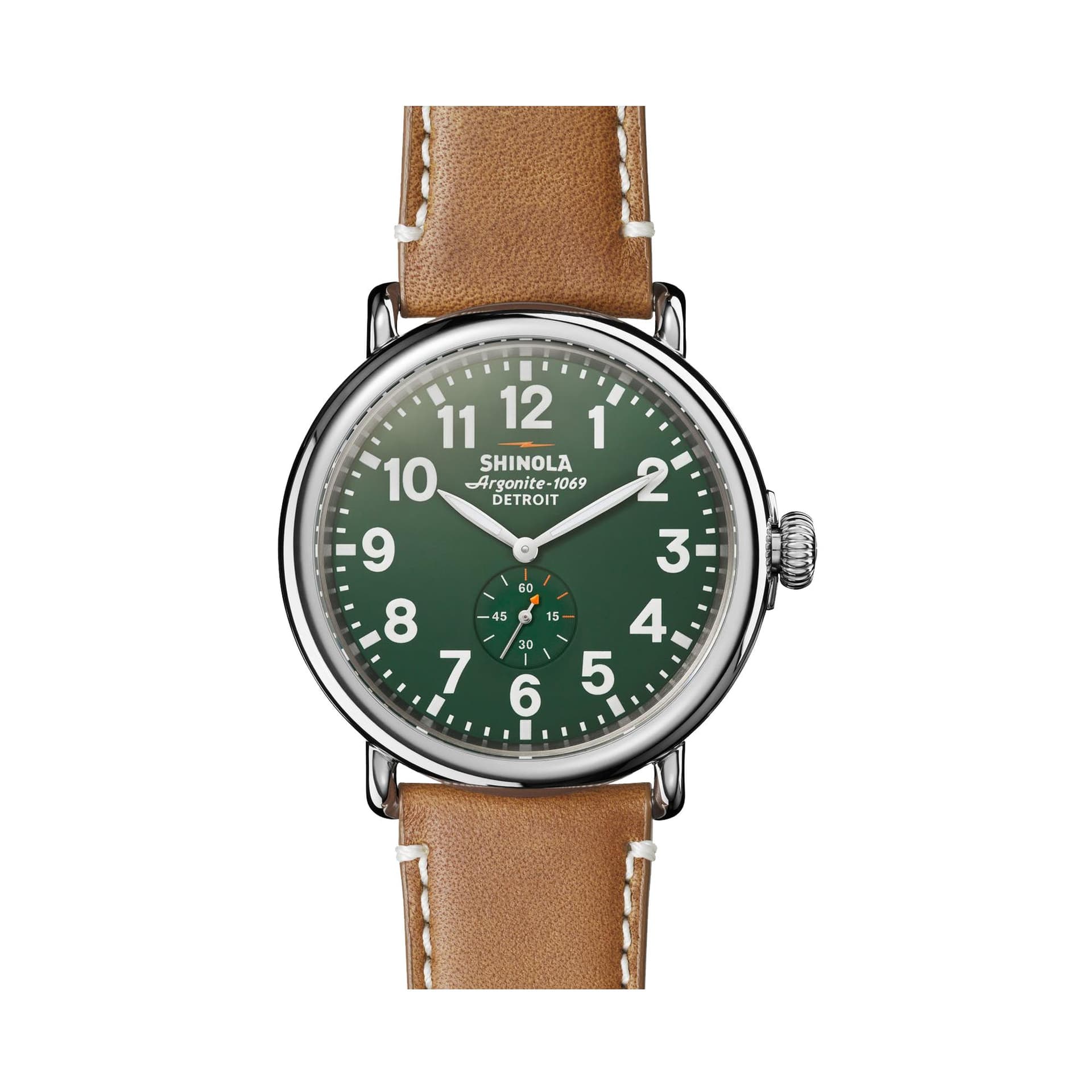 The Runwell Leather Strap Watch
