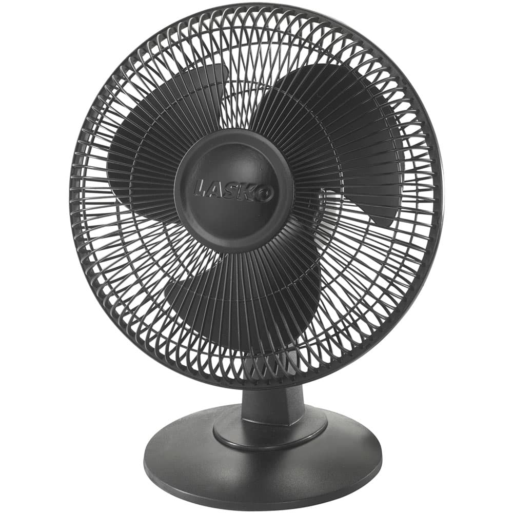 12 In. Table Fan, Black