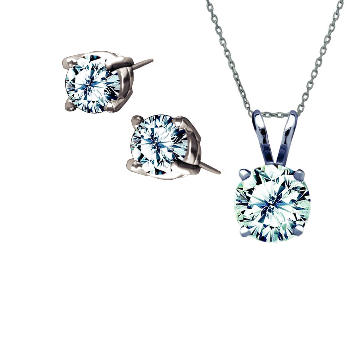 Combination Royal Stud Earrings and Dream Necklace