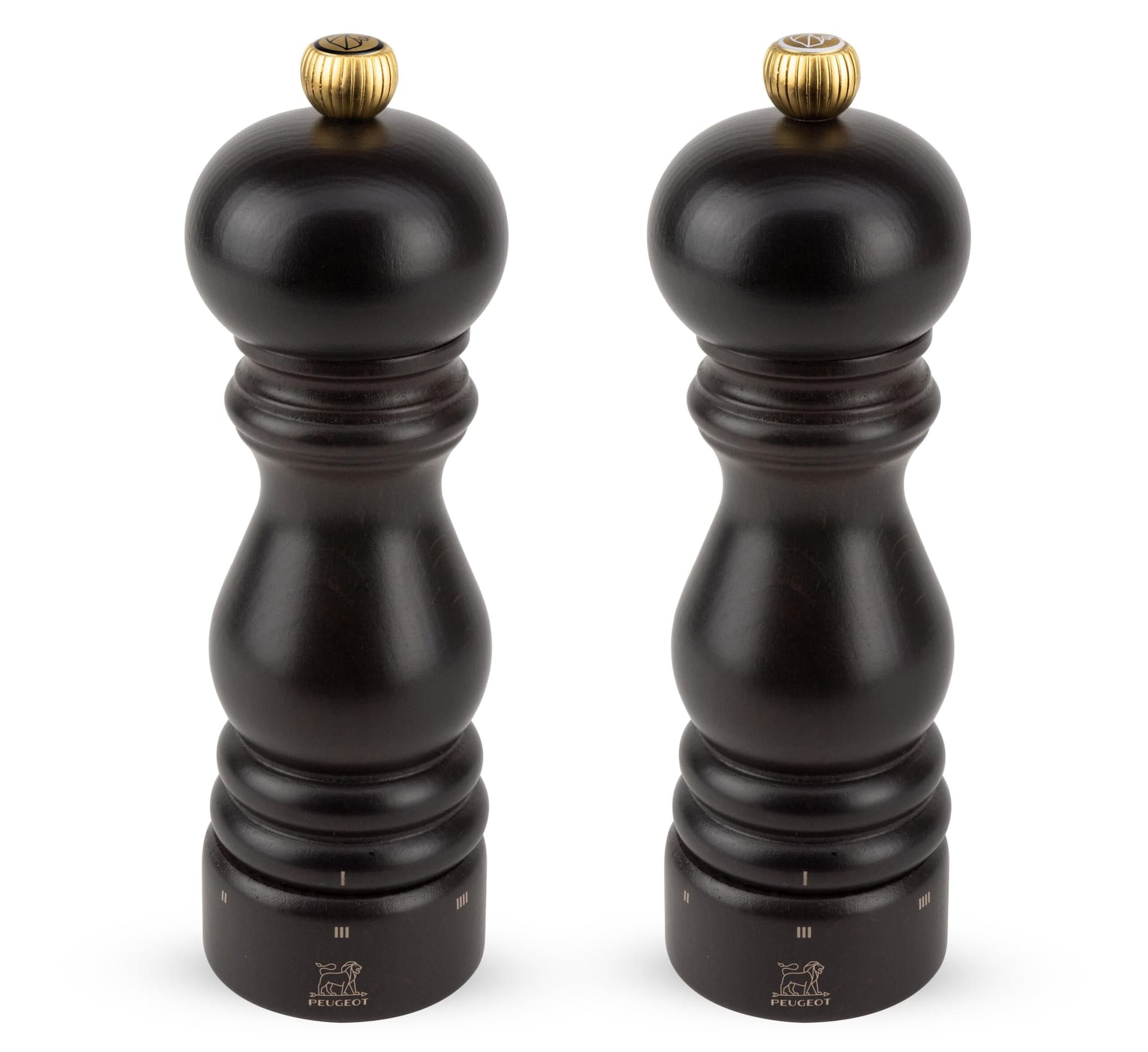 Paris U'Select 18cm Manual Salt and Pepper Mill Duo - Chocolate