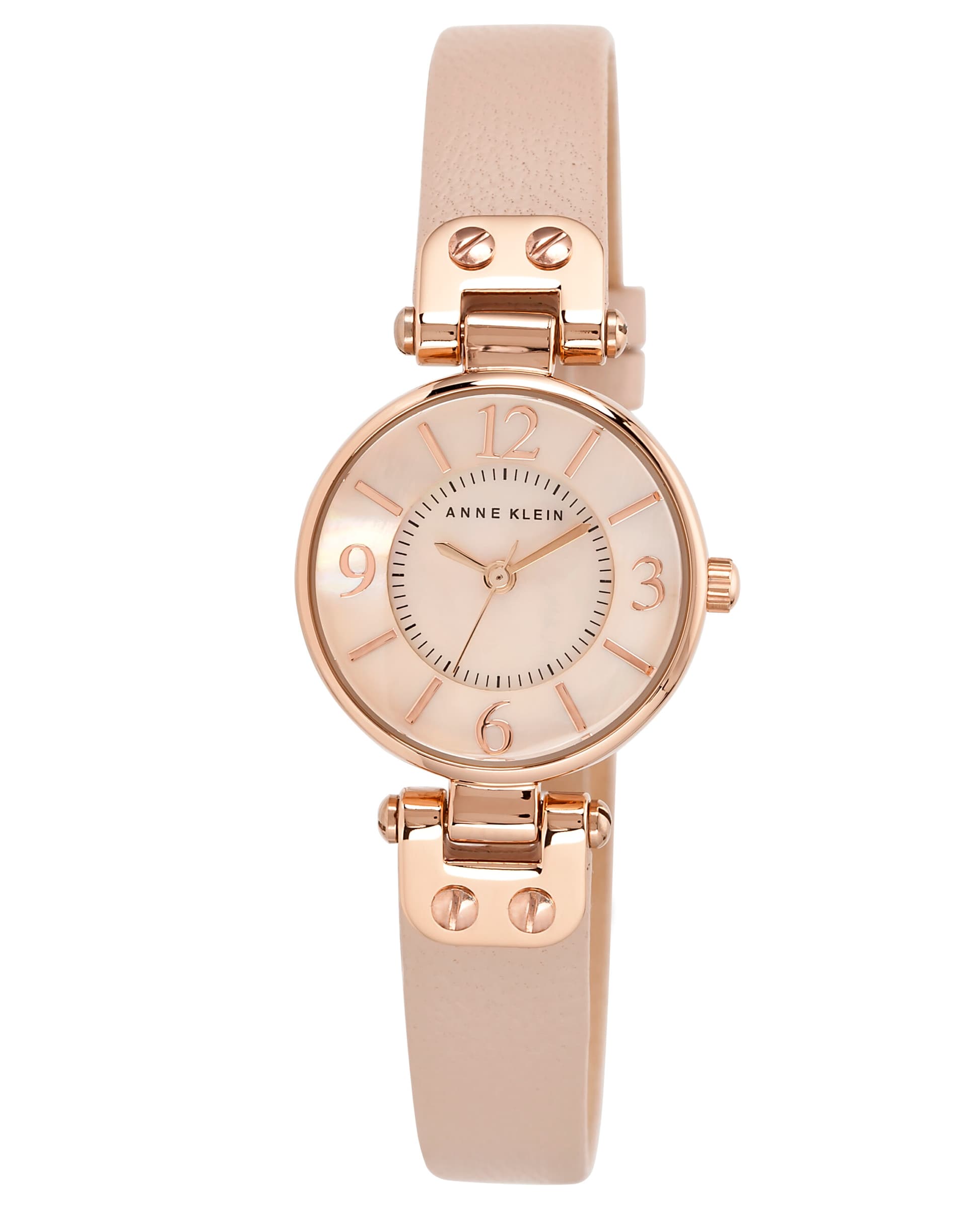 Women's Blush Leather Strap Watch