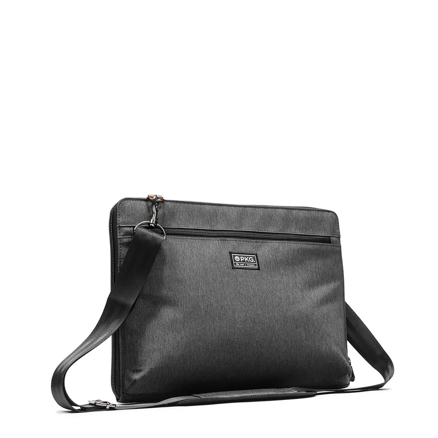 PKG Wellington 10L Messenger - Dark Grey Tan