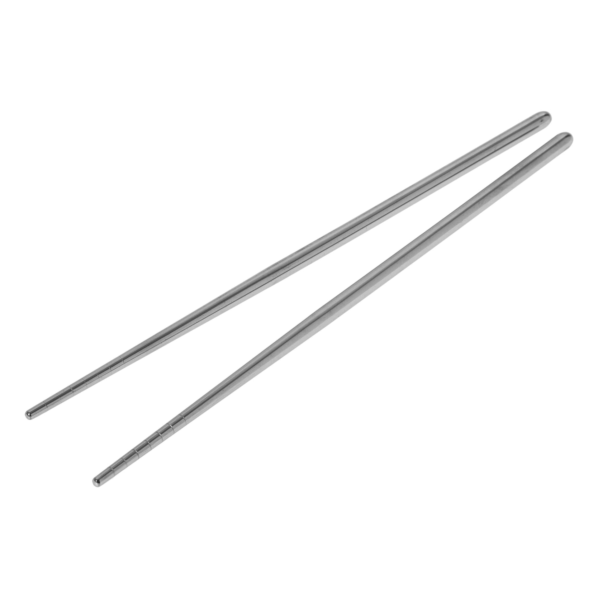 Joyce Chen - Reusable Stainless Steel Metal Chopsticks Set, 5 Pair Set
