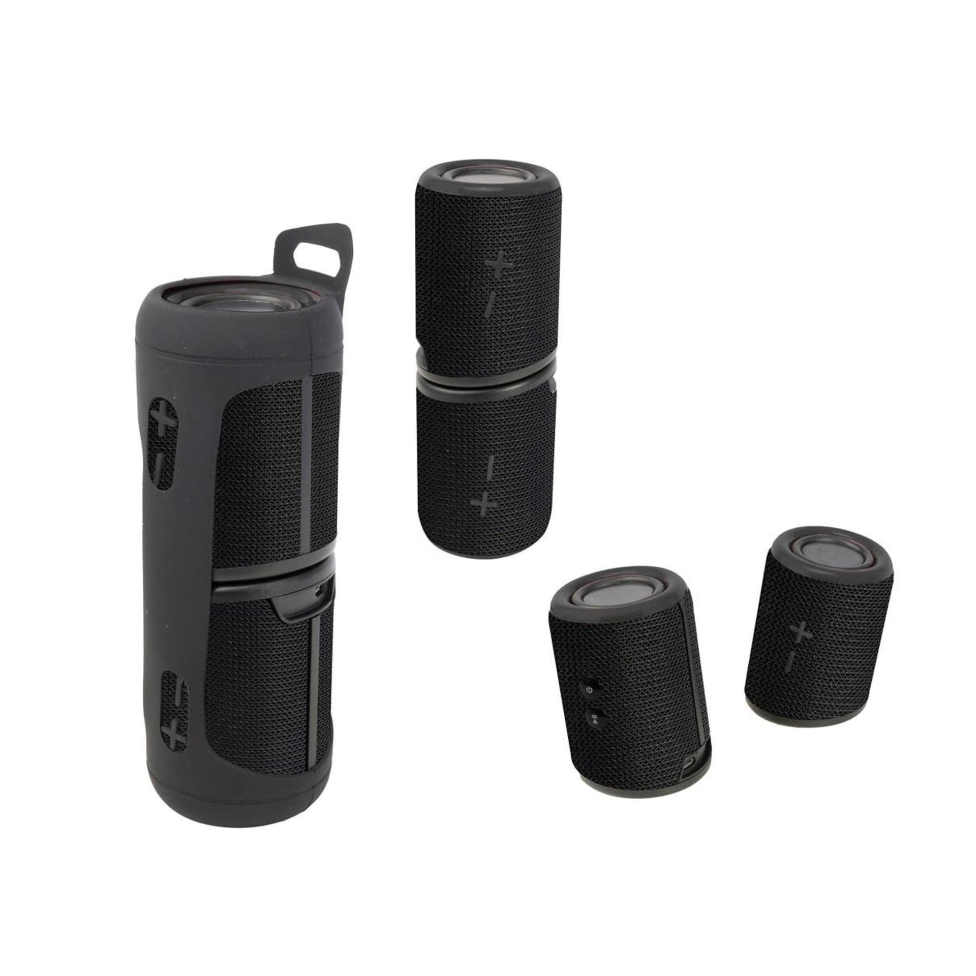 Magnetic+ Portable Dual Wirless Speakers Black