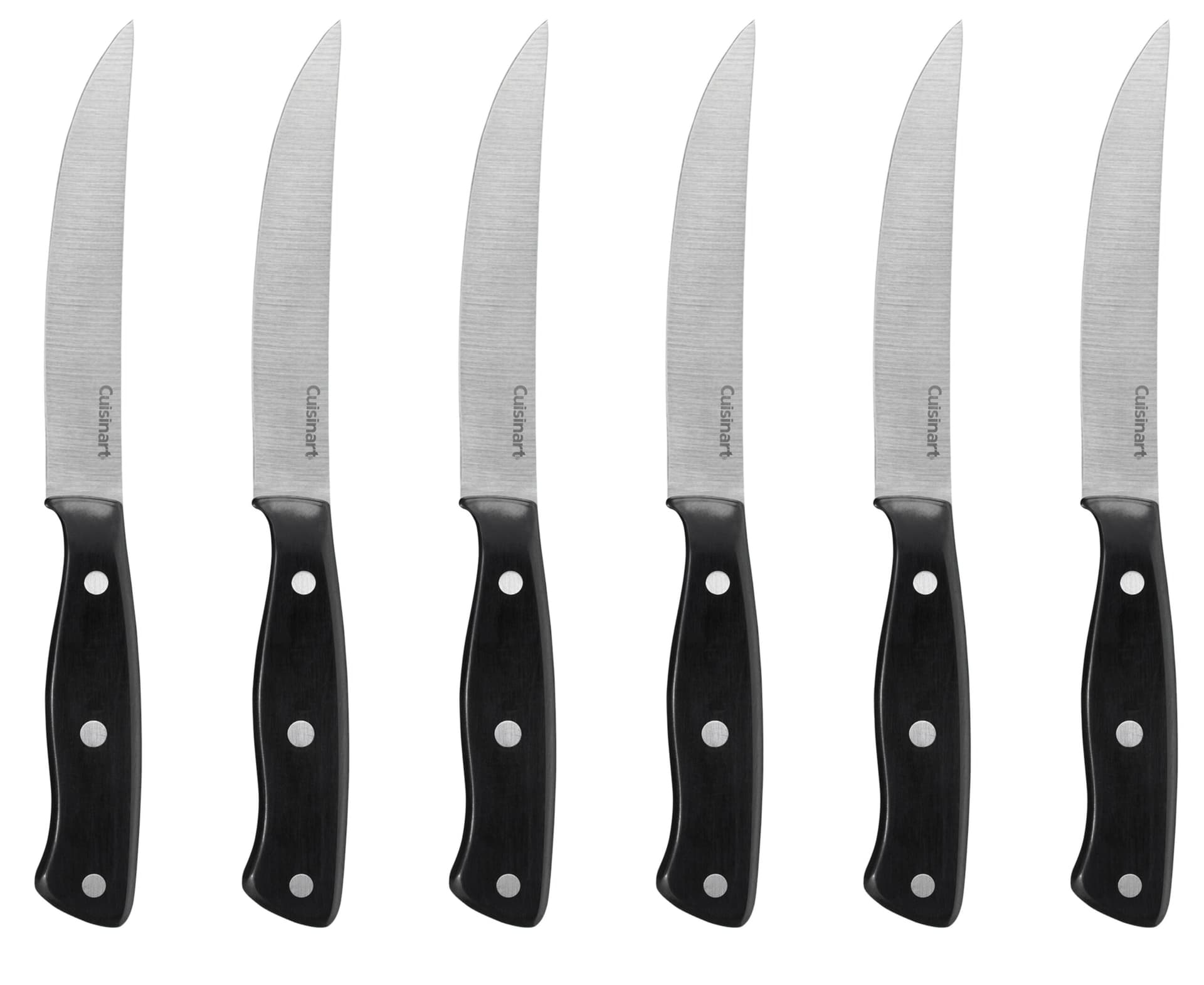 6Pc Triple Rivet Steak Knife Set