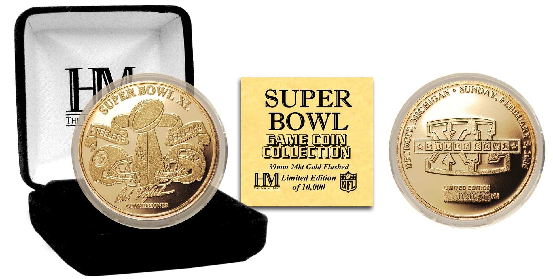 Super Bowl XL Flip coin