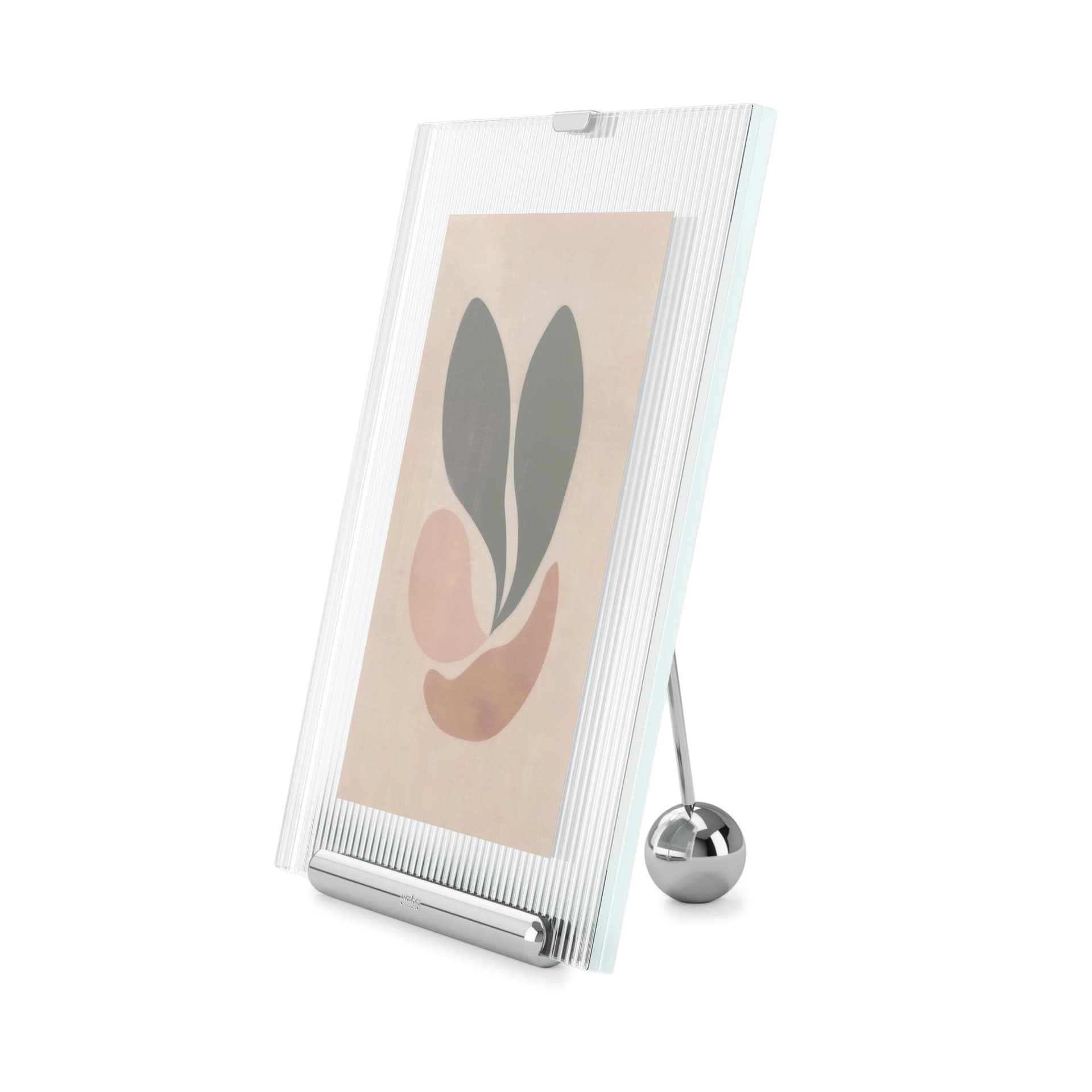 Flute Picture Frame 5X7 Chrome