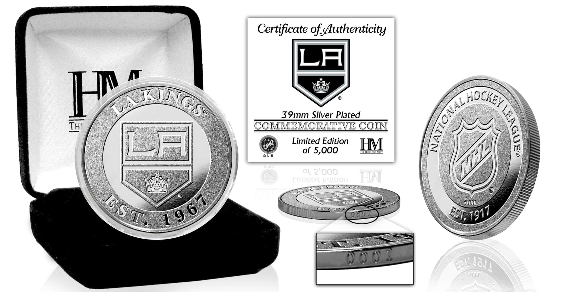 Los Angeles Kings Silver Coin