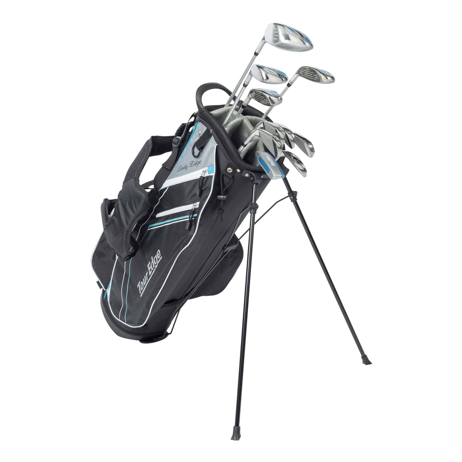TE-200 Lady Edge Full Set - White/Silver/Light Blue