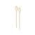 CZ Tennis Drop Huggie Earring