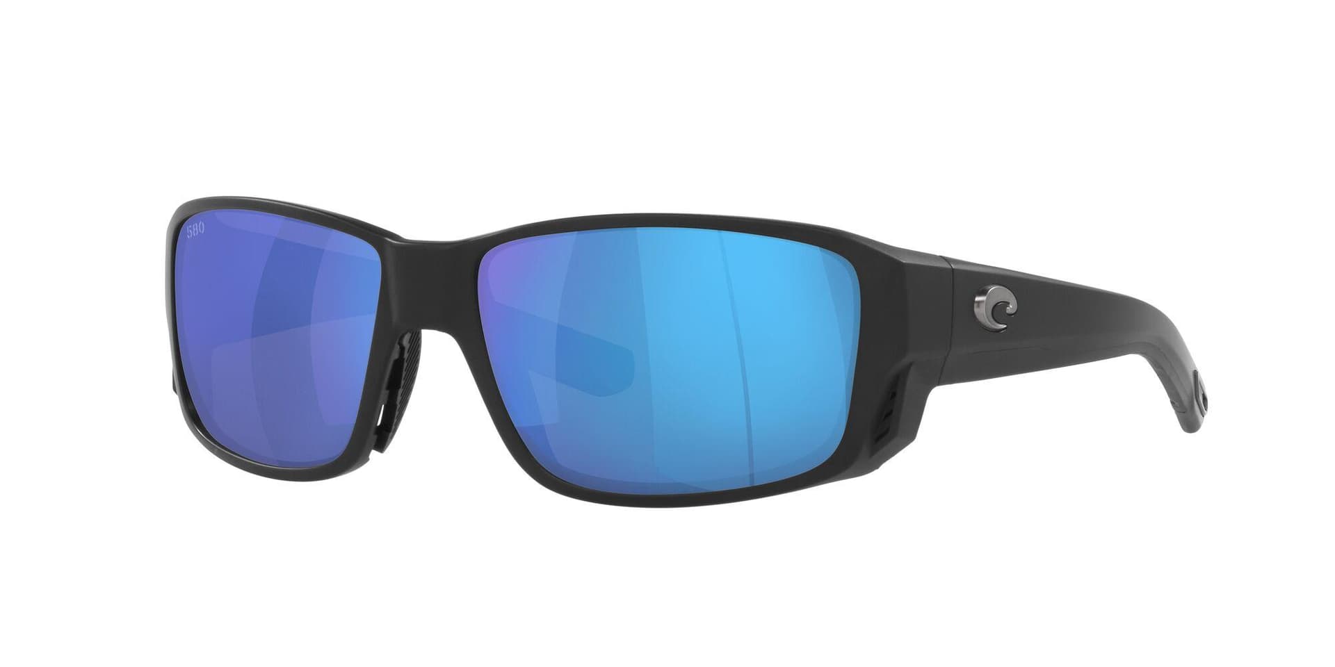 Tuna Alley Pro - Matte Black/Blue Mirror Polarized