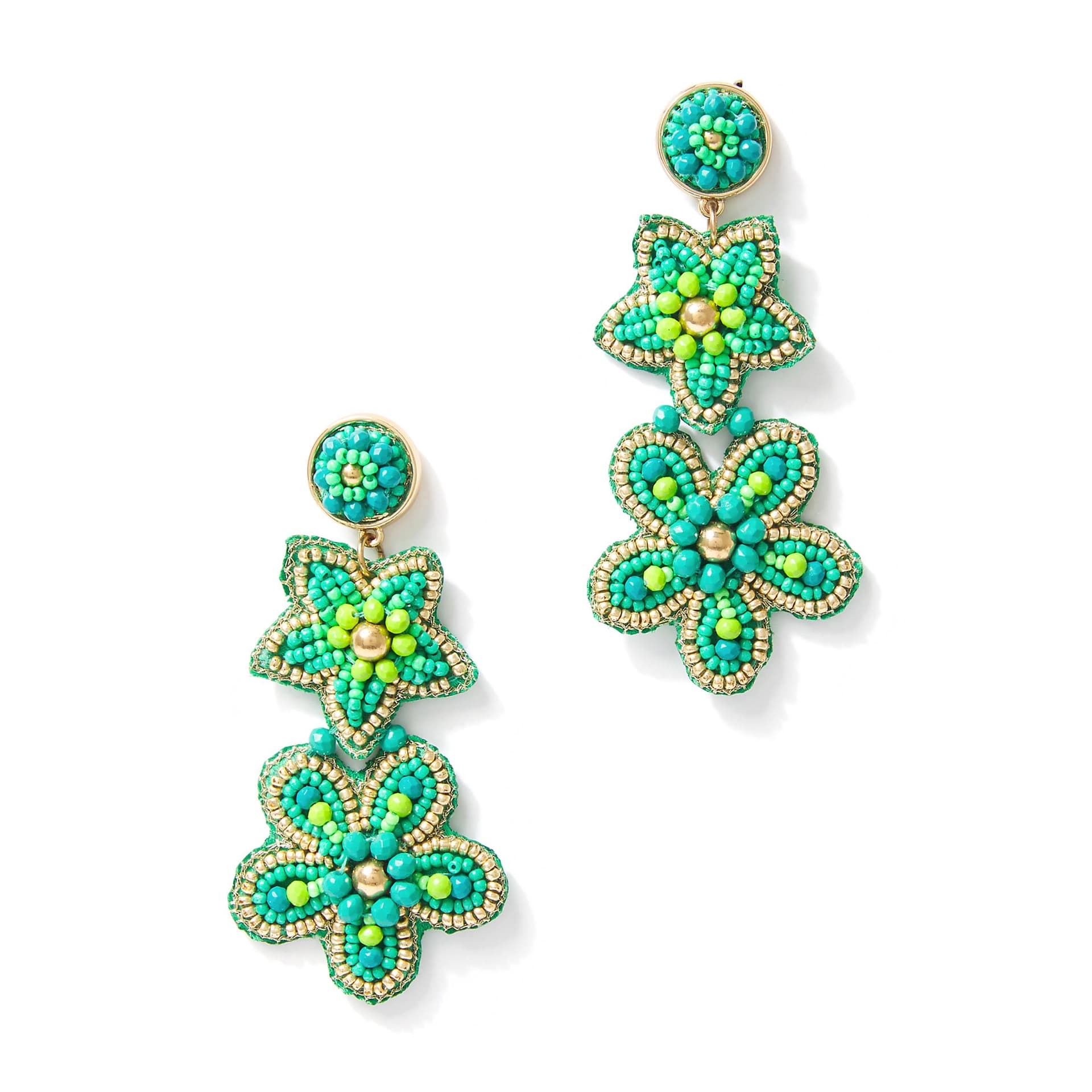 Lilly Pulitzer - Always Blooming Earrings - Botanical Green