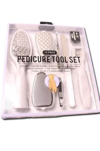13 Pc. Pedicure Set