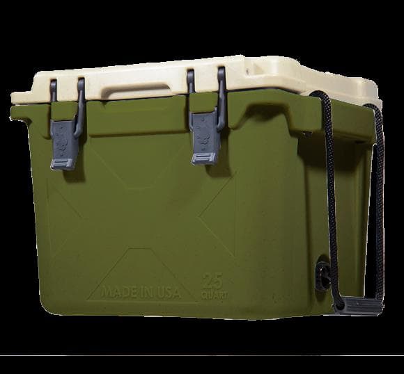 Green/Sand 25 QT Bison Cooler