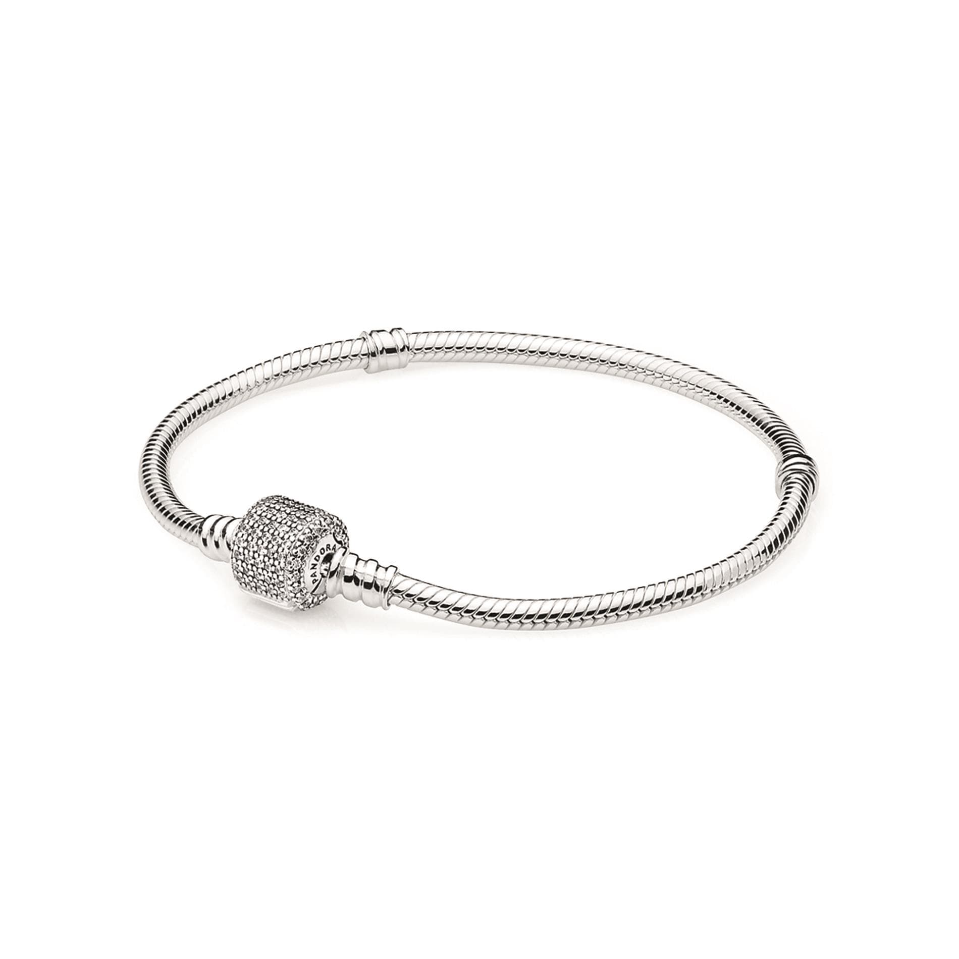 Charm Bracelet Sterling Silver Size 7.9"