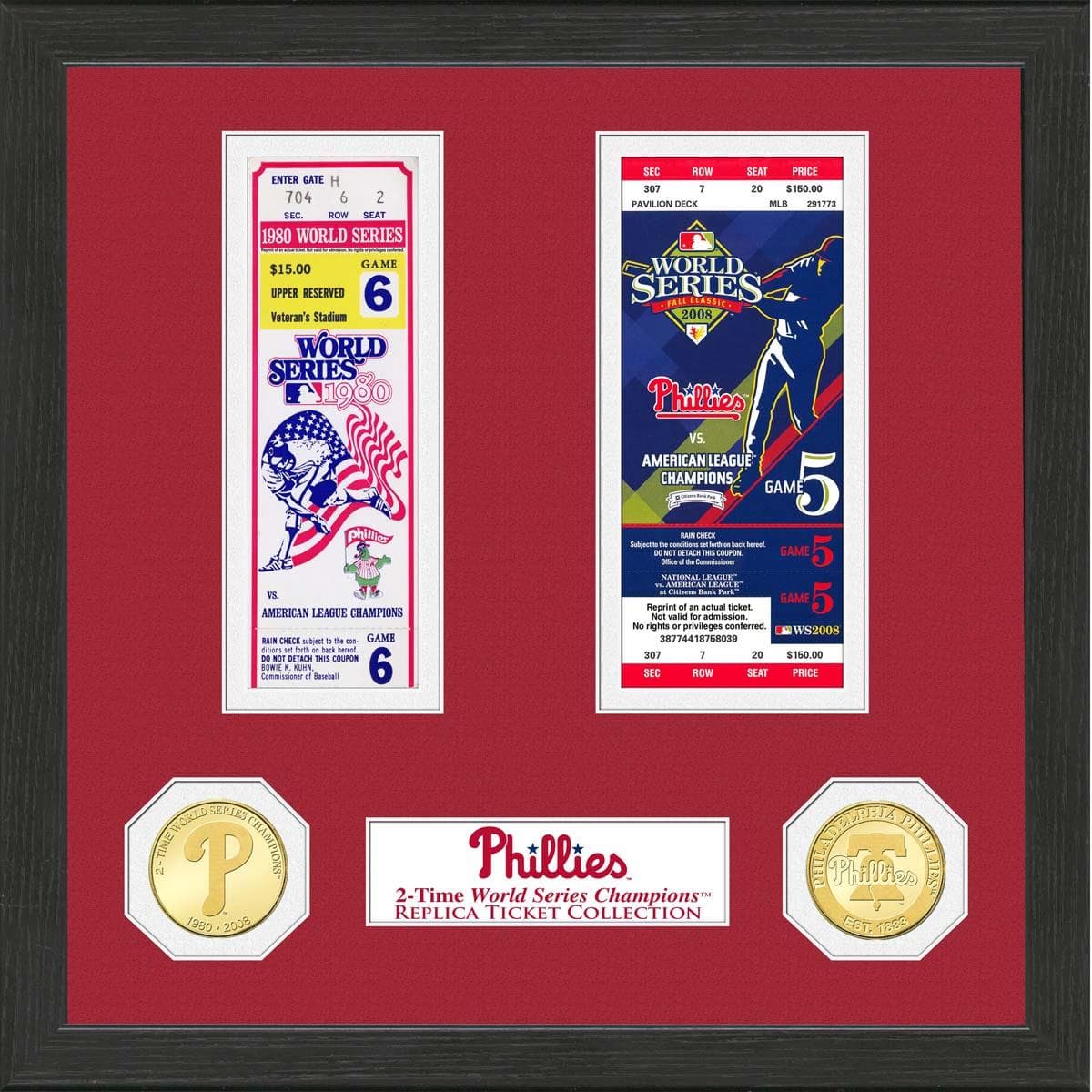 Philadelphia Phillies WS Ticket Collection