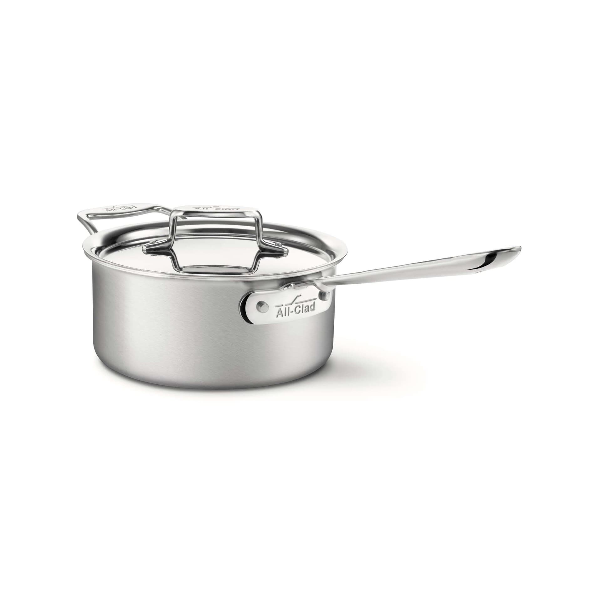 D5 Brushed Stainless Steel 3 Qt. Sauce Pan with Lid